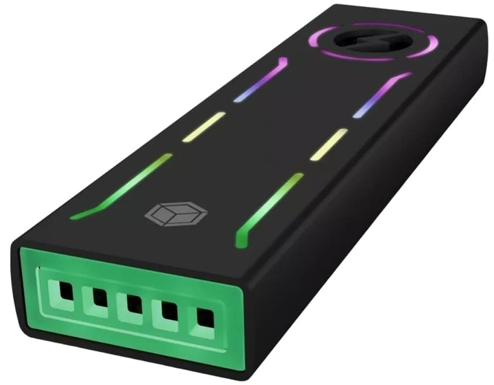 Zewnętrzna kieszeń Icy Box na SSD M.2 NVMe USB Type-C 3.1, czarna (IB-G1826MF-C31) - obraz 1