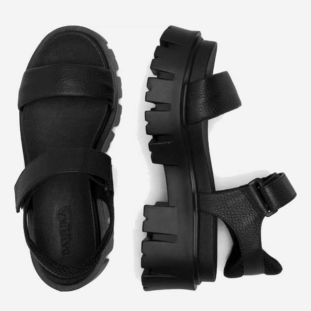 Женские сандалии кожаные Badura 22SS56 5904862635712 38 24.8 см Черные (5904862635781) - изображение 4