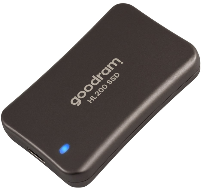 Goodram HL200 1TB USB 3.2 Gen2 Type-C TLC Black (SSDPR-HL200-01T) External - зображення 2