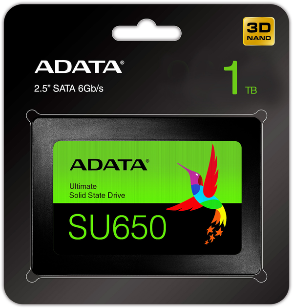 SSD диск ADATA Ultimate SU650 1TB 2.5" SATA III 3D NAND (TLC) (ASU650SS-1TT-R) - зображення 5