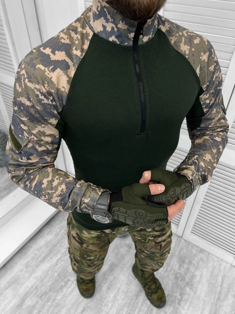Тактична сорочка Tactical Duty Shirt Elite UBACS Піксель XXL - зображення 1