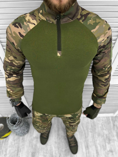 Тактическая рубашка Tactical Duty Shirt UBACS Elite Multicam налокотники в комплекте M - изображение 2