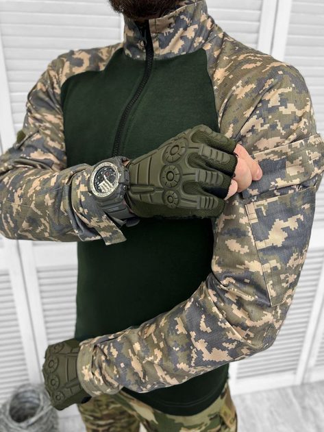 Тактическая рубашка Tactical Duty Shirt Elite UBACS Пиксель M - изображение 2