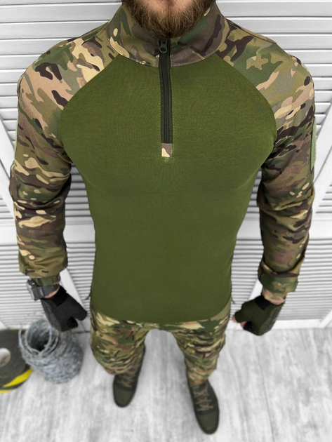 Тактическая рубашка Tactical Duty Shirt UBACS Elite Multicam налокотники в комплекте S - изображение 2