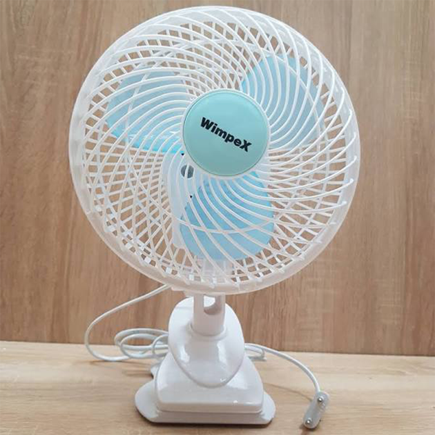 Настільний охолоджувач Table Fan WX 707 18 см з прищіпкою автоповорот 360° 2 швидкості механічне керування компактний лопатевий для дому офісу робочого столу настінне кріплення металевий кожух живлення 220 В - Фото 6 Настільний охолоджувач Table Fan WX 707 18 см з прищіпкою автоповорот 360° 2 швидкості механічне керування компактний лопатевий для дому офісу робочого столу настінне кріплення металевий кожух живлення 220 В - изображение 6