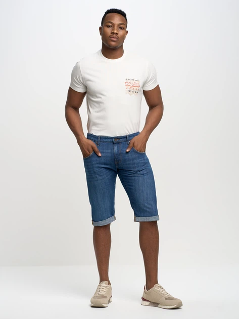 Krótkie spodenki męskie jeansowe Big Star CONNER-409 W38 Niebieskie (5900714524722) - obraz 3