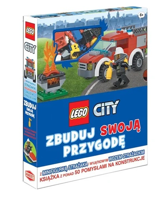 Zestaw książka z klockami LEGO City Zbuduj swoją przygodę (9788325323585) - obraz 1