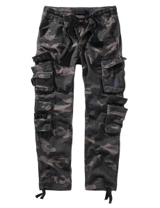 Брюки Brandit Pure Slim Fit Darkcamo (XXL) - Фото 1 Брюки Brandit Pure Slim Fit Darkcamo (XXL) - изображение 1
