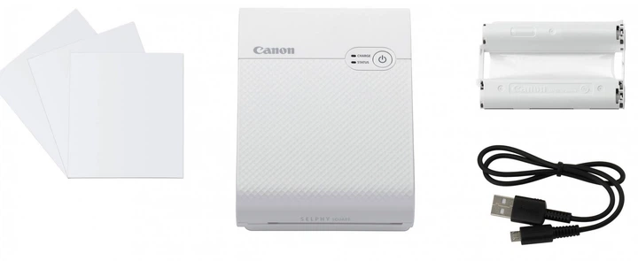 Canon Selphy Square ホワイト コンパクトフォトプリンター SELPHY SQUARE（セルフィー スクエア