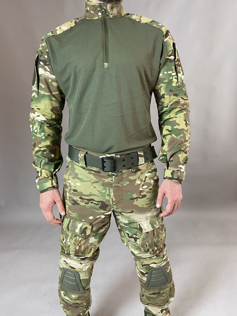 Тактична військова сорочка Убакс (UBACS) CORD (з налокітником), бойова сорочка, мультикам 46 - зображення 1