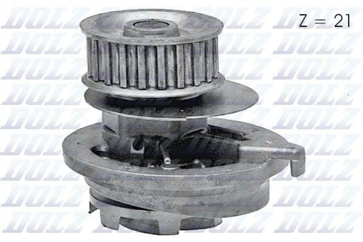 Водяний насос Ascona/Astra F/Omega A/Vectra A 1.6/1.8/2.0 -98 Dolz (O117) - зображення 2