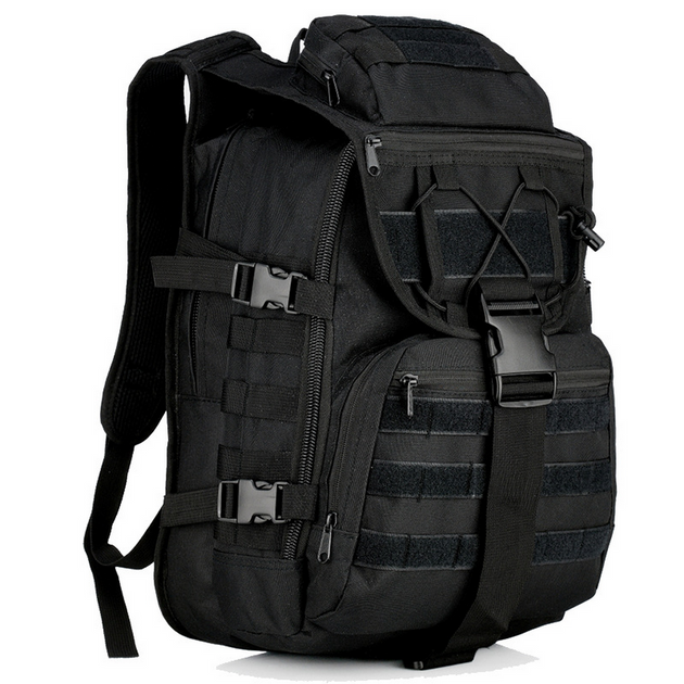 Тактический рюкзак на 40л (48х30х23см), M09, Черный - изображение 1