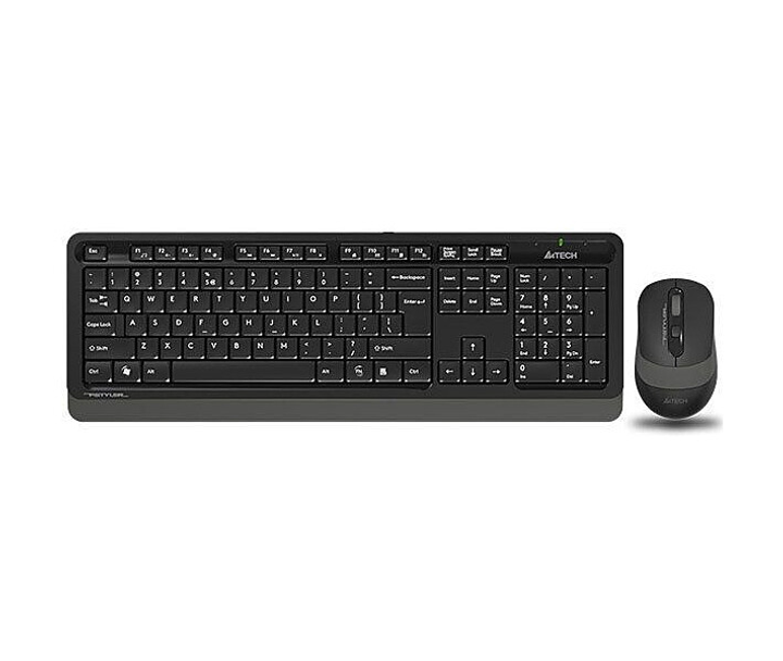 Комплект бездротовий (клавіатура+миша) A4Tech FG1010S Black/Grey - изображение 1
