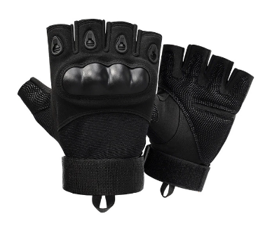 Перчатки тактические с открытыми пальцами и усиленный протектор OAKLEY BC-4624 Black, L - изображение 1