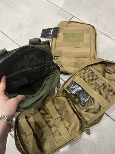 Підсумок універсальний BRANDIT Molle Pouch Snake Койот 24 х 15 х 5 см - зображення 2