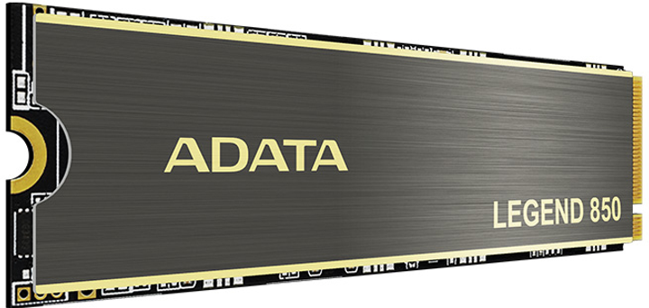 ADATA LEGEND 850 512 GB M.2 2280 PCIe Gen4x4 3D NAND (ALEG-850-512GCS) - obraz 2