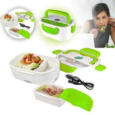 Ланч-бокс the electric lunch box с подогревом 220В Зеленый - изображение 4
