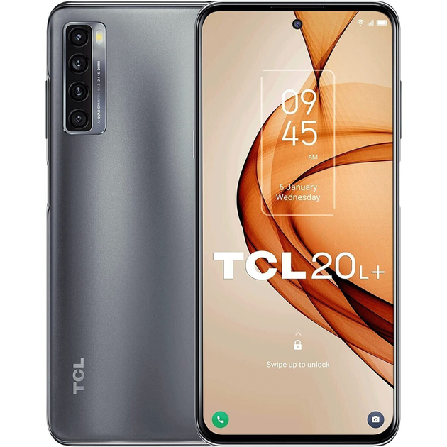 Смартфон TCL 20L+ (T775H) 6/256Gb DS Milky Way Black UA UCRF NFC – фото ...