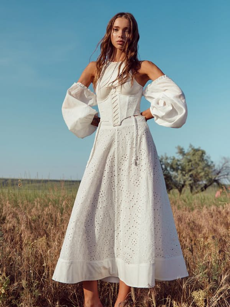 Кружевная юбка А-силуэта H&M купить в интернет-магазине | hb-crm.ru