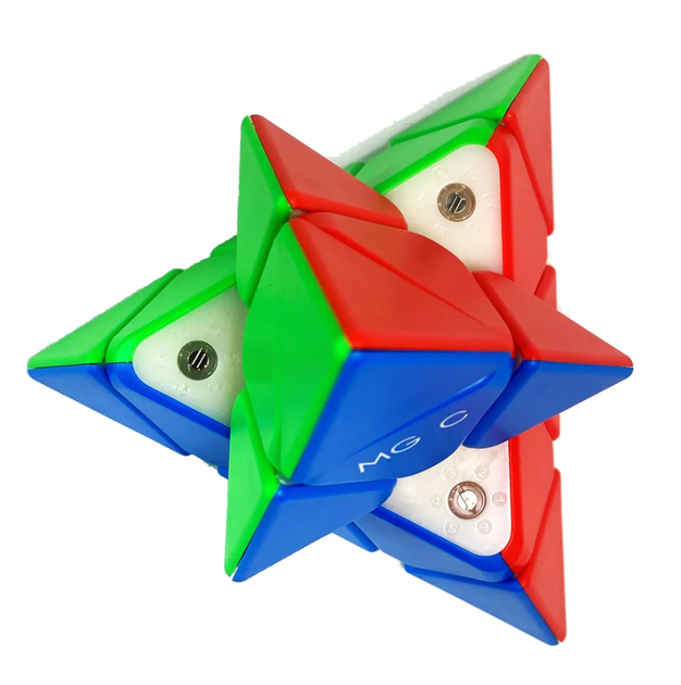 YJ MGC Magnetic Pyraminx stickerless | Пірамідка Меферта 3х3 магнітна Юджі - зображення 5