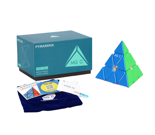 YJ MGC Magnetic Pyraminx stickerless | Пірамідка Меферта 3х3 магнітна Юджі - зображення 8