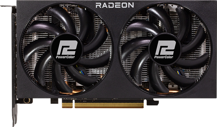 Powercolor PCI-Ex Radeon RX 7600 Fighter 8G GDDR6 (128bit) (2655/18000) (1 x HDMI, 3 x DisplayPort) (1A1-G00396100G) - obraz 1
