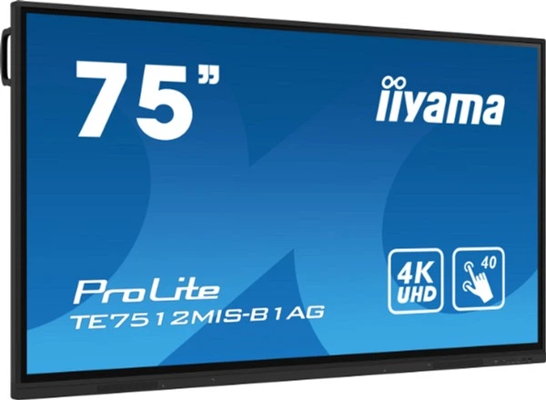 Монітор 75" iiyama Prolite TE7512MIS-B1AG - Фото 3 Монітор 75" iiyama Prolite TE7512MIS-B1AG - зображення 3