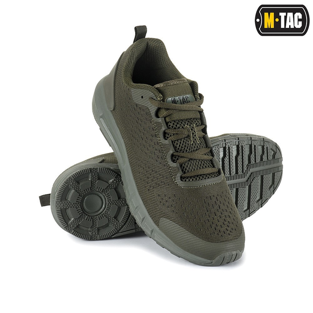 Чоловічі кросівки літні M-Tac розмір 44 (29 см) Олива (Хакі) (Summer Pro Army Olive) - зображення 1