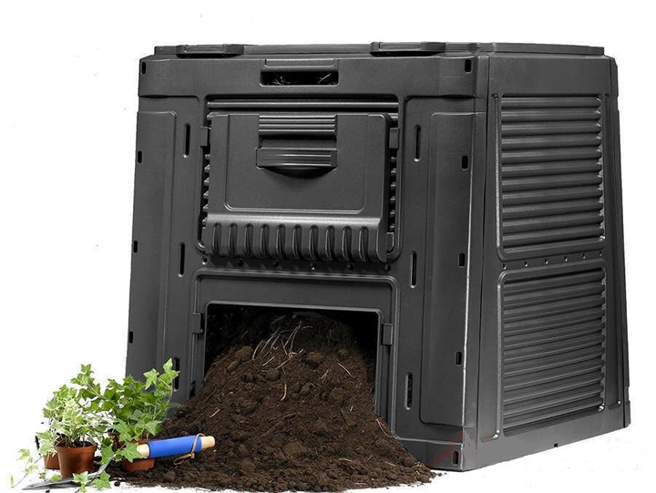 Компостер садовий E-COMPOSTER чорний 470л. 231415 KETER - изображение 4