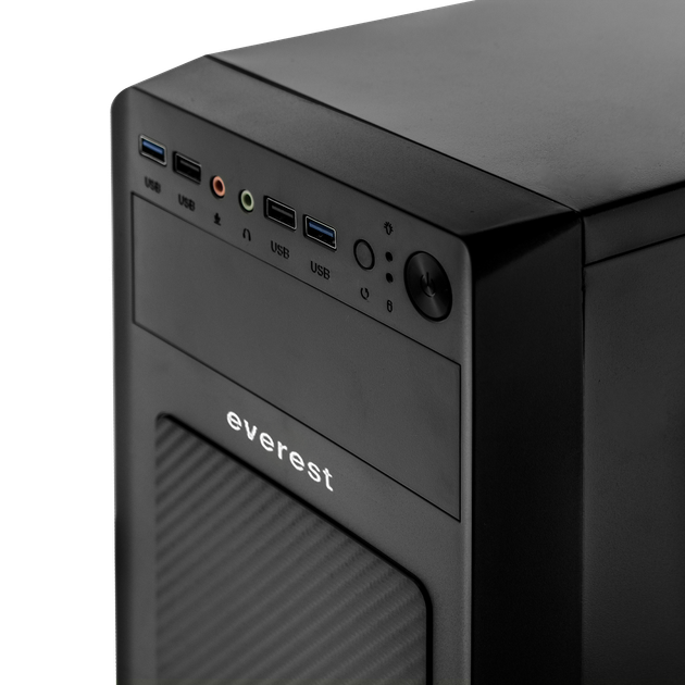 Корпус БЕЗ БП Everest 6116 - MATX, 2xUSB3.0+2xUSB2.0 - изображение 3