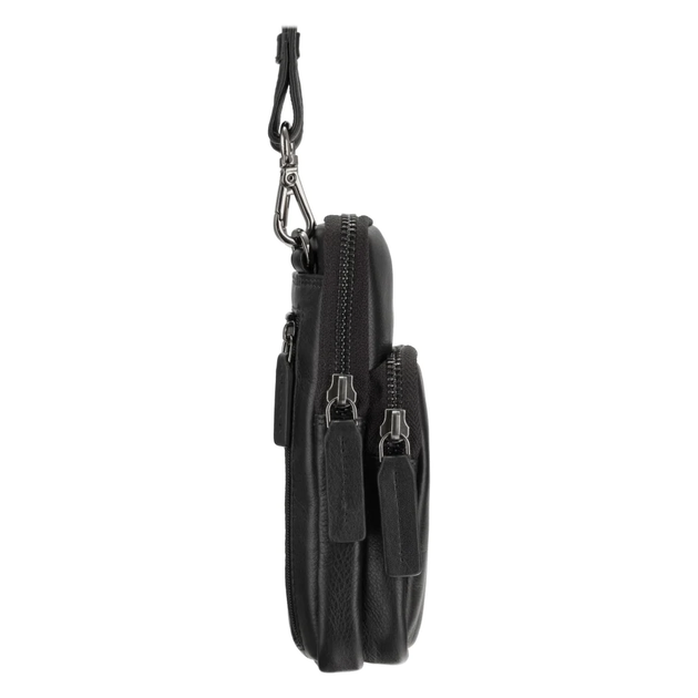 Кожаная сумка для смартфона Visconti S5 (Black) - изображение 5
