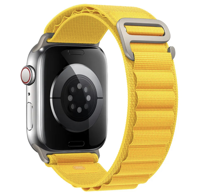 Тканевый ремешок Alpine Loop для Apple Watch 42/44/45/49 mm Yellow - изображение 3