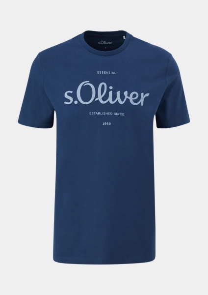 Футболка s.Oliver M Темно-синій 2128330.58D1 - изображение 5