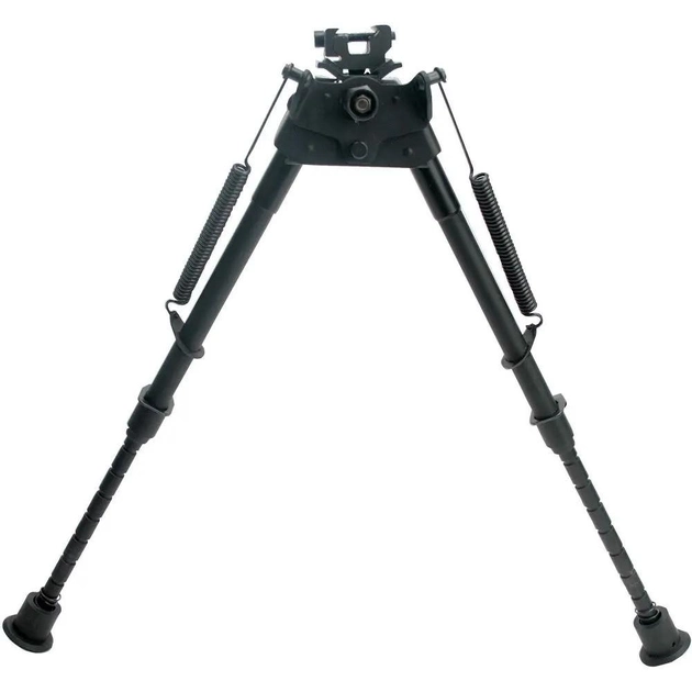 Стрілецькі сошки KONUS BIPOD, гумові насадки на ніжки, висота 15-22 см на планку Weaver/Picatinny - изображение 2