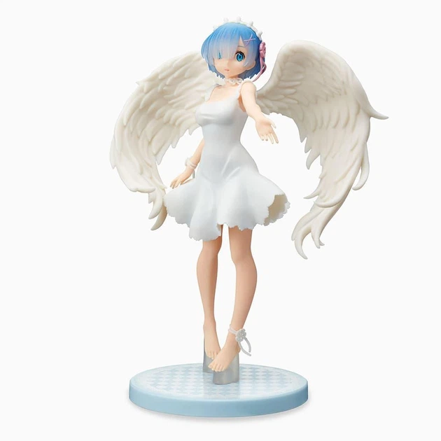 Фигурка Sega Rem Re Zero Рем ангельские крылья Жизнь в альтернативном мире 22.0 см anime 22.71 - изображение 5
