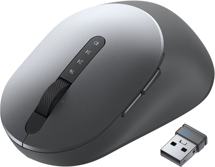Мышь Dell MS5320W Multi-Device Wireless/Bluetooth Gray (570-ABHI) - изображение 2