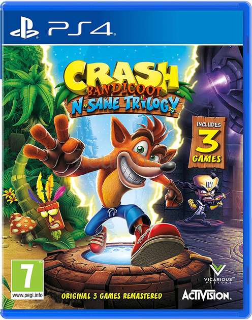 Gra PS4 Crash Bandicoot N.Sane Trilogy (Blu-ray) (5030917236662) - obraz 1
