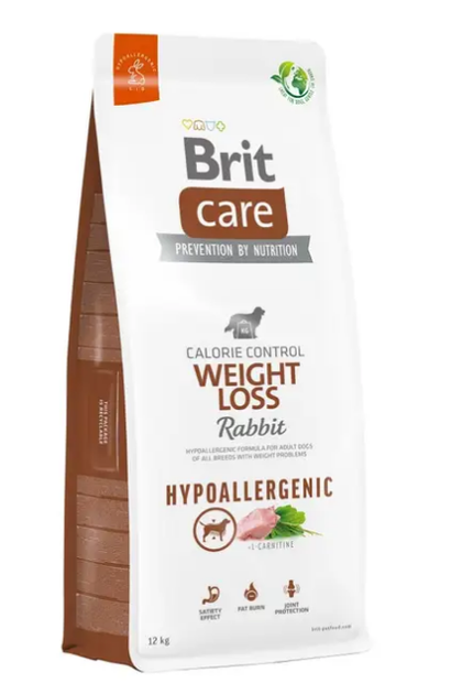Сухий корм для собак із зайвою вагою Brit Care Dog Hypoallergenic Weight Loss (кролик) 12 кг (172225) - Фото 1 Сухий корм для собак із зайвою вагою Brit Care Dog Hypoallergenic Weight Loss (кролик) 12 кг (172225) - изображение 1