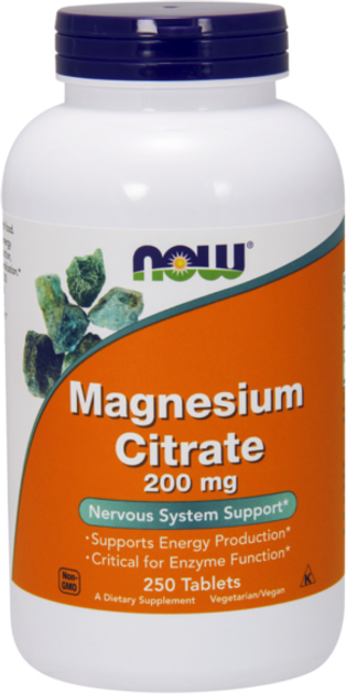 Suplement diety Now Foods Magnesium Citrate 250 t (733739012920) - obraz 1