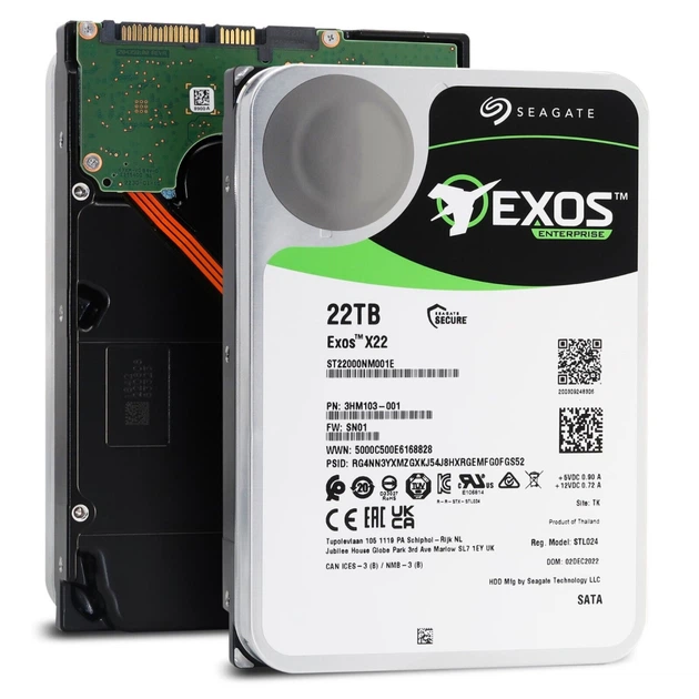 Жесткий диск 3.5" 22TB Seagate (ST22000NM001E) - изображение 3