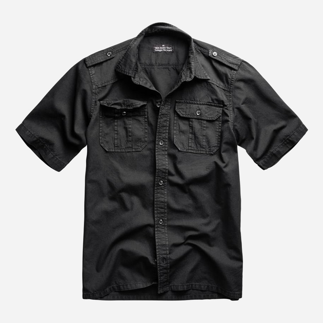 Тактична сорочка Surplus M65 Basic Shirt 1/2 Arm 06-3592-03 M Чорна - зображення 1