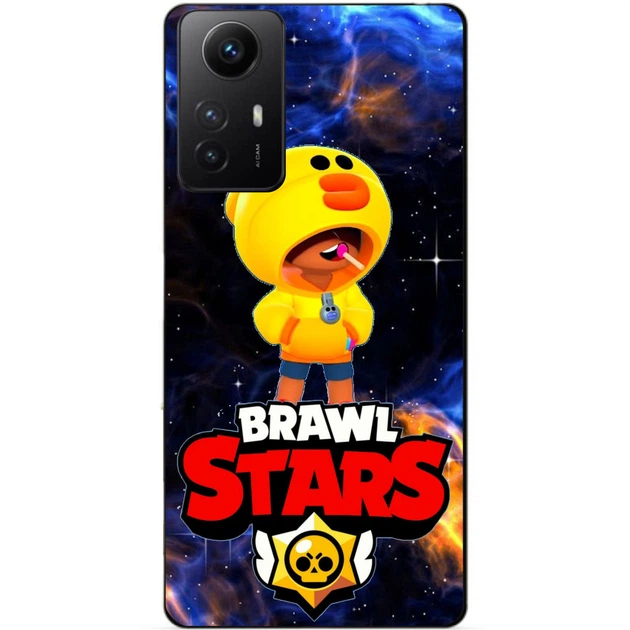 Силиконовый чехол бампер Candy для Xiaomi Redmi Note 12S с Героем Космический Бравл Старс Леон Утка - Фото 1 Силиконовый чехол бампер Candy для Xiaomi Redmi Note 12S с Героем Космический Бравл Старс Леон Утка - изображение 1