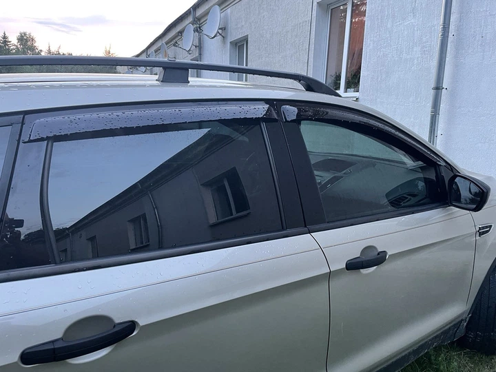 Турецкие рейлинги Черные (2 шт) для Ford Kuga/Escape 2013-2019 гг - изображение 4
