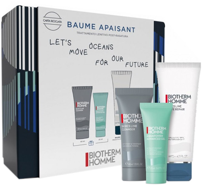 Набір заспокійливих засобів після гоління Biotherm Homme Basic Line (8054800255773) - зображення 1