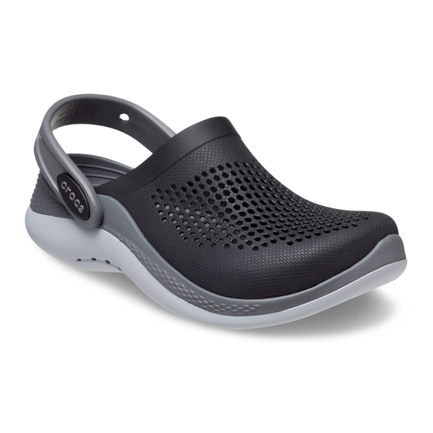 Сабо Crocs Kids Literide 360 Clog 27 р 15.8-16.6 см Детские Черные с серым 207021-C10 Black/Slate Grey - изображение 2