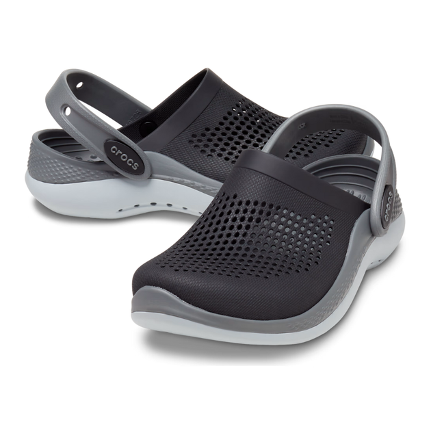 Сабо Crocs Kids Literide 360 Clog 27 р 15.8-16.6 см Детские Черные с серым 207021-C10 Black/Slate Grey - изображение 3