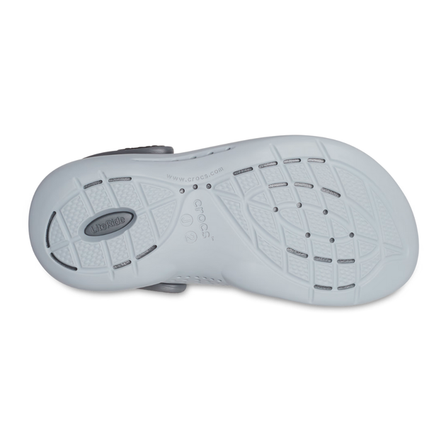 Сабо Crocs Kids Literide 360 Clog 27 р 15.8-16.6 см Детские Черные с серым 207021-C10 Black/Slate Grey - изображение 5