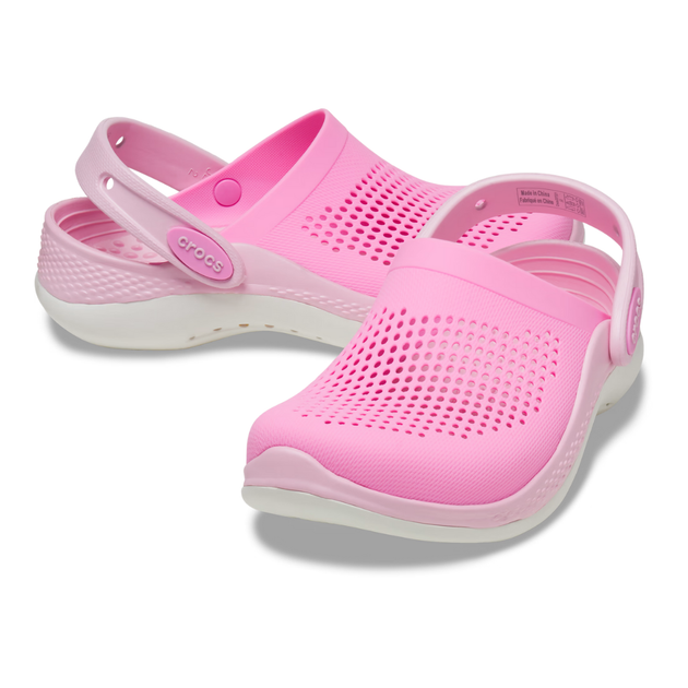 Сабо Crocs Kids Literide 360 Clog 31-32 р 19.2-20.0 см Детские Розовые 207021-J1 Taffy Pink - изображение 3