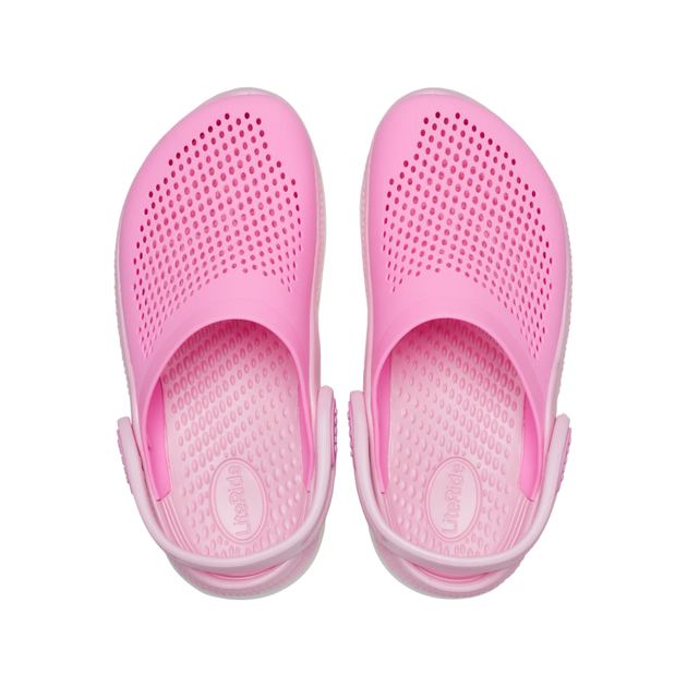 Сабо Crocs Kids Literide 360 Clog 31-32 р 19.2-20.0 см Детские Розовые 207021-J1 Taffy Pink - изображение 4