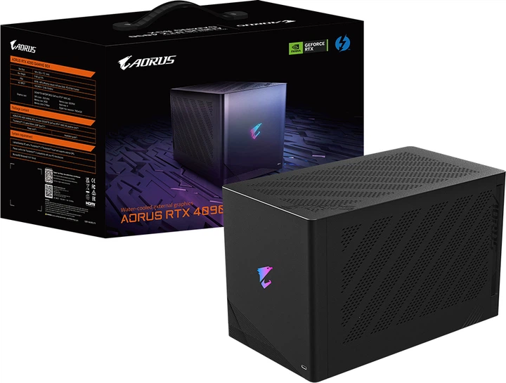 【完品/残保証】AORUS GeForce RTX 4090 Графическая док-станция Gigabyte Aorus RTX 4090 Gaming BOX 24GB